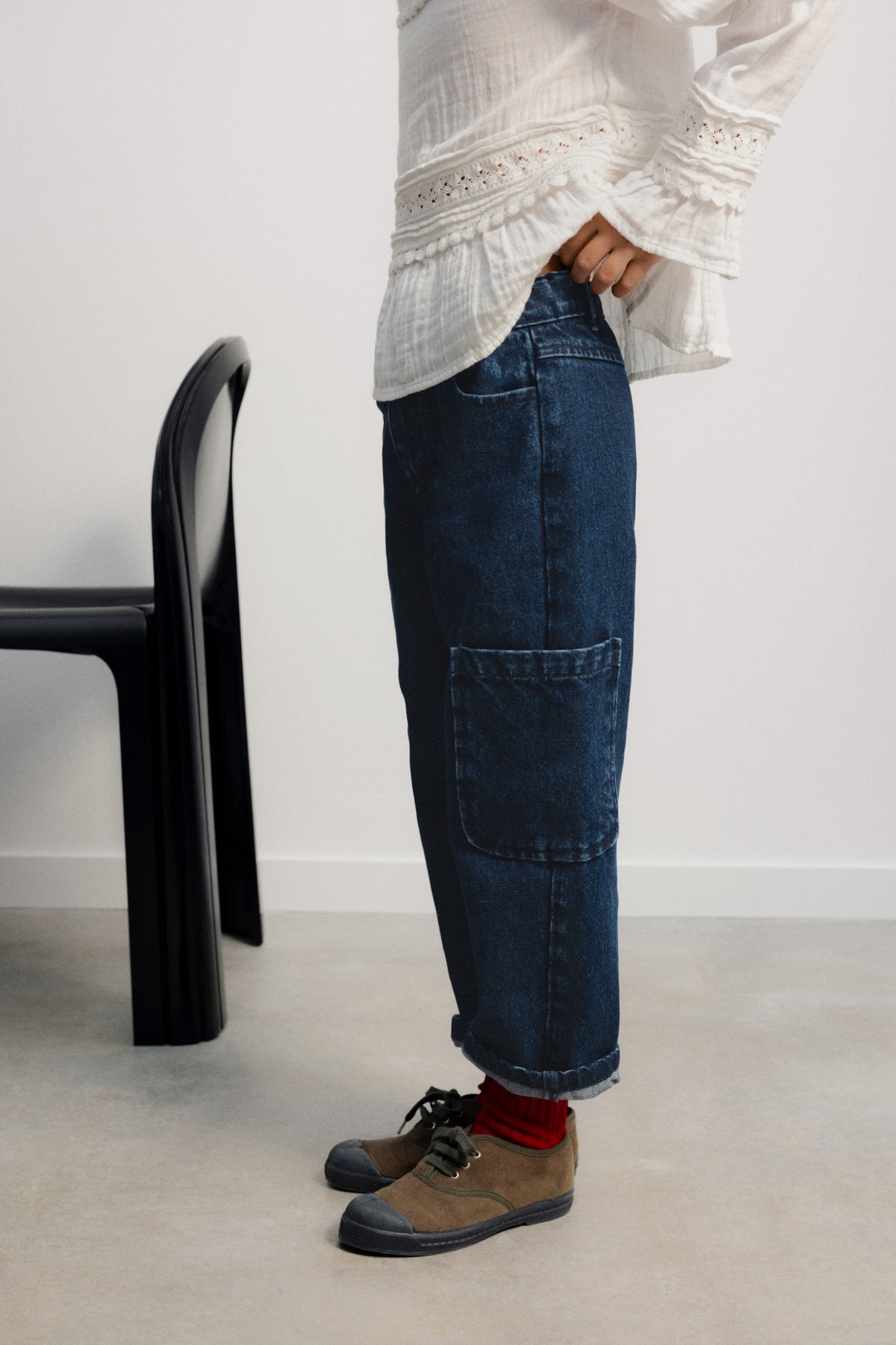 TNS Denim Pockets Trouser