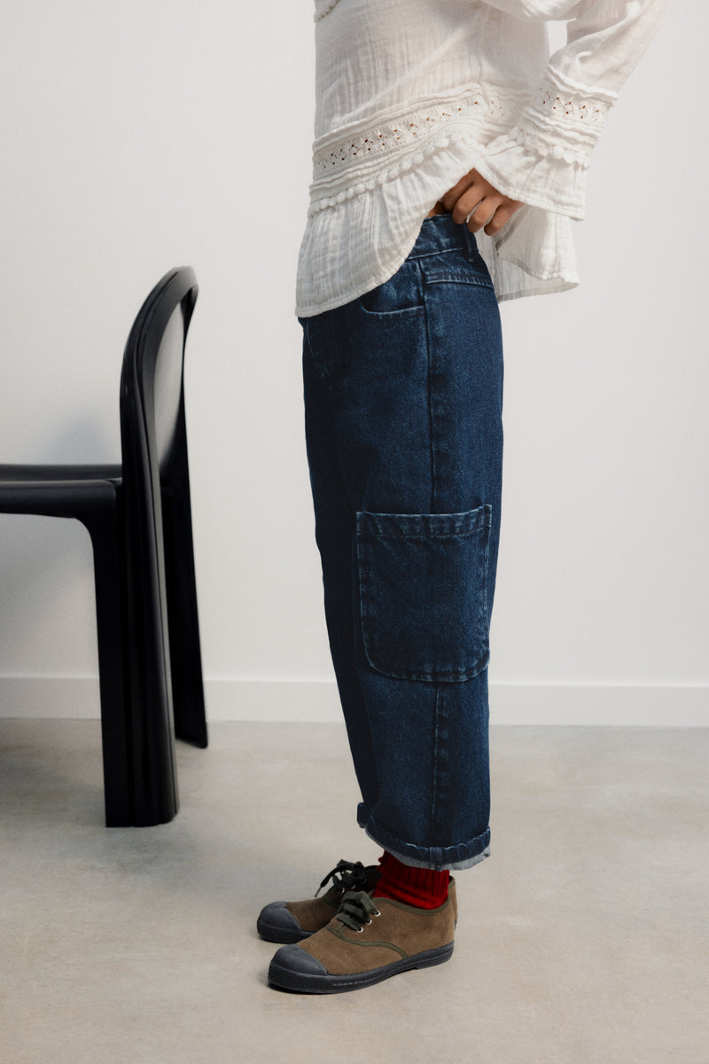 TNS Denim Pockets Trouser