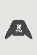 TNS Logo Sweatshirt Dark Grey Melange DARK GREY MELANGE