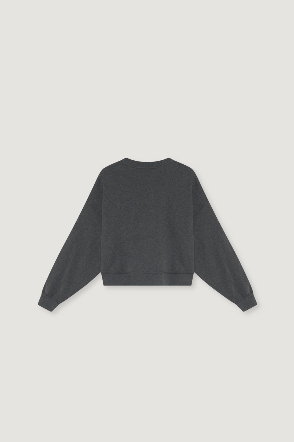 Sweat-shirt à logo TNS gris foncé chiné
