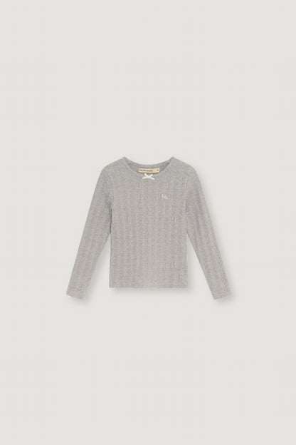 Tričko s logem TNS, středně šedá melanž MID GREY MELANGE