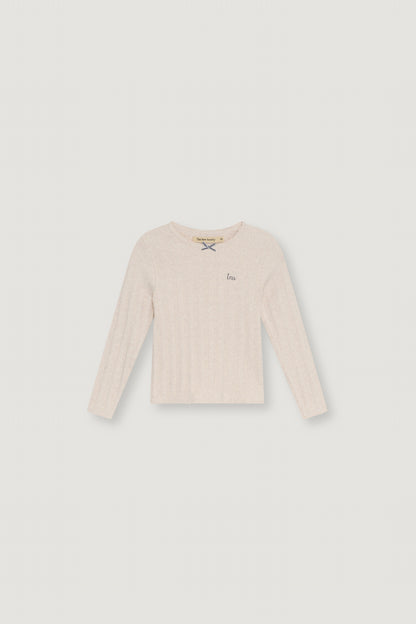 TNS Logo Tee Whisper White Melange WHISPER WHITE MELANGE