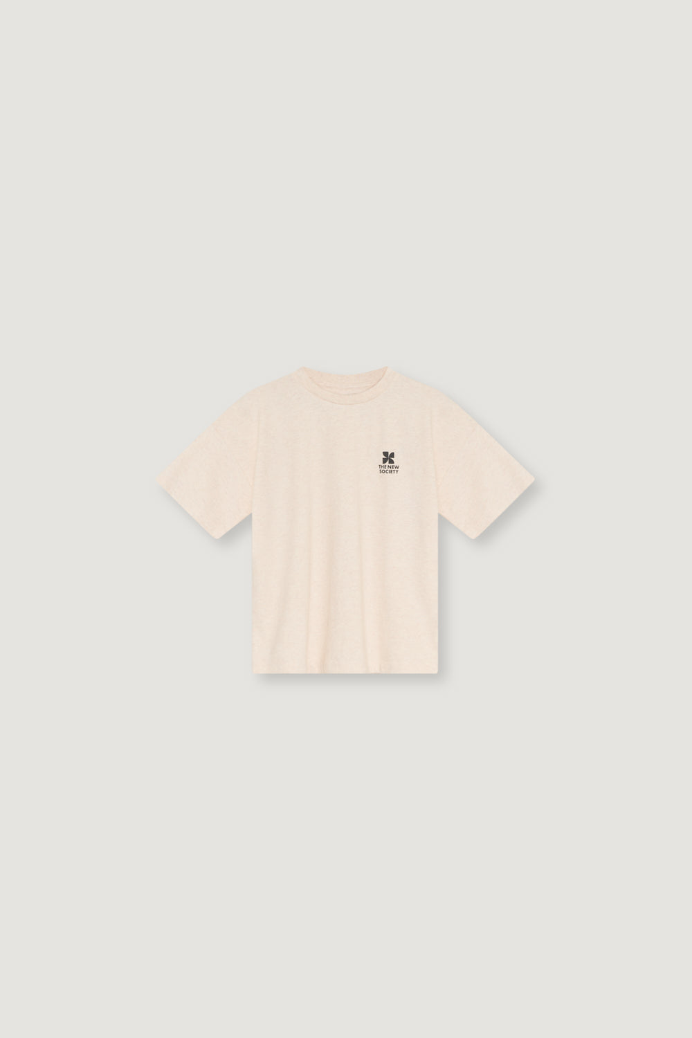 TNS Logo T-Shirt Flüsterweiß Melange