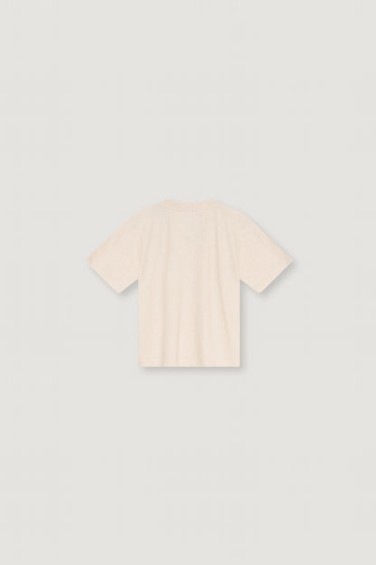 TNS Logo T-Shirt Flüsterweiß Melange WHISPER WHITE MELANGE