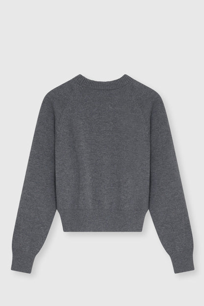Breeze Damenpullover Hellgrau Melange LIGHT GREY MELANGE