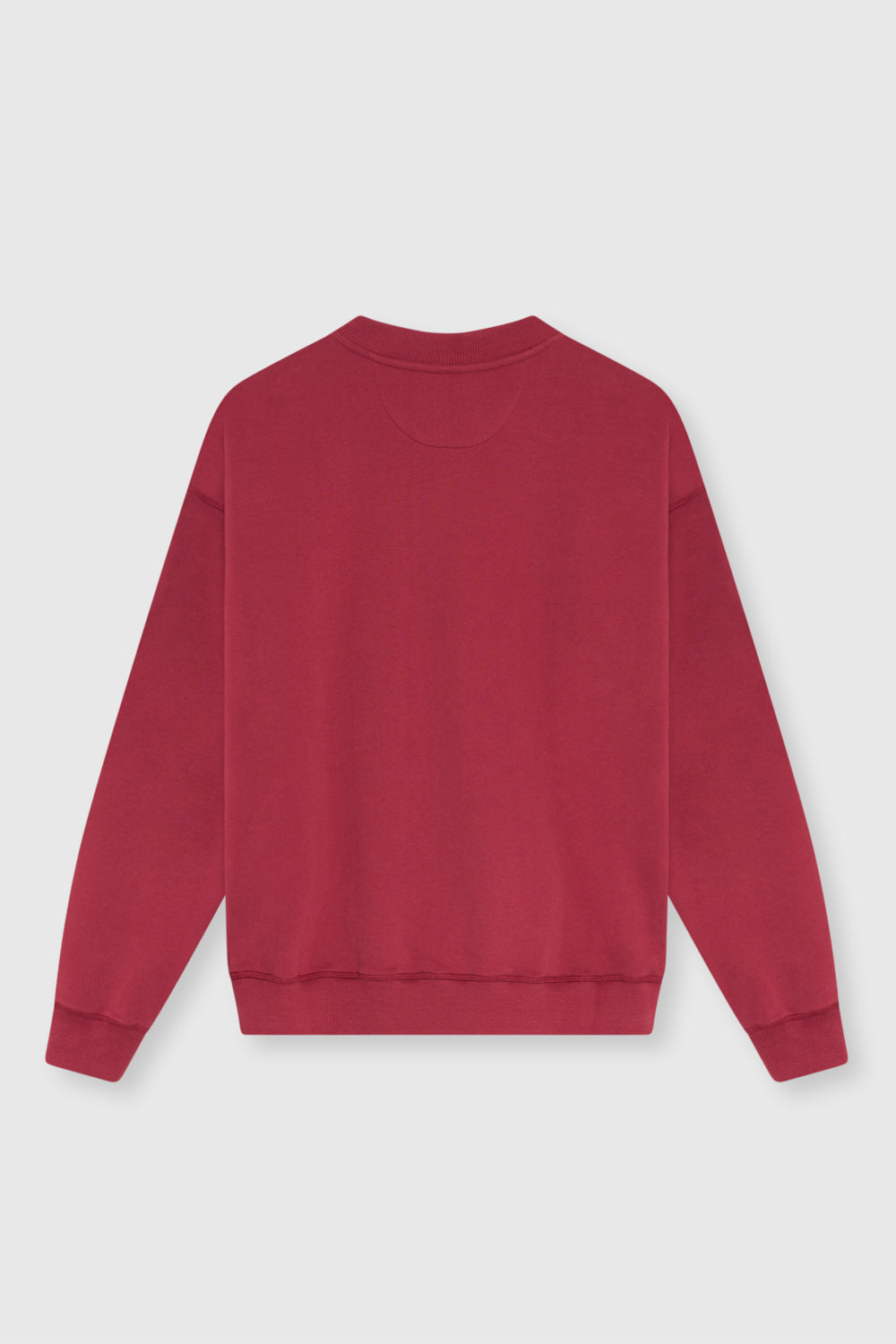 TNS Logo Rib Collar Woman Sweatshirt Rumba Red