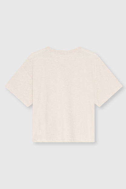 TNS Logo Woman T-Shirt Whisper White Melange WHISPER WHITE MELANGE