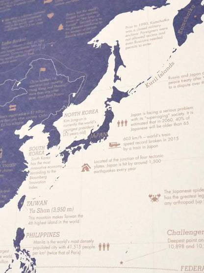 mapa świata Explorer's Atlas BEBE Concept 